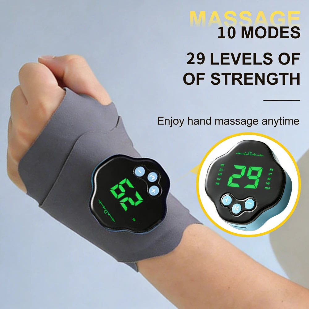 29 Levels Electric Hand Massag - Wrist Wrap Support ulasan dan harga