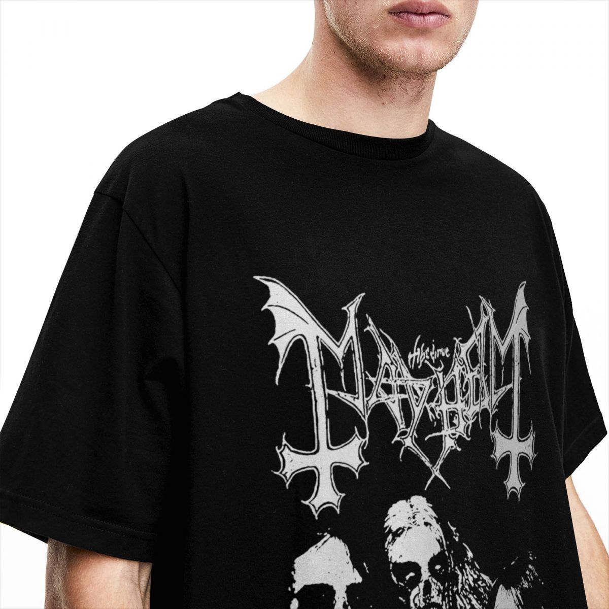 Men Women Band Mayhem Black Me - Crossfit Mayhem ulasan dan harga