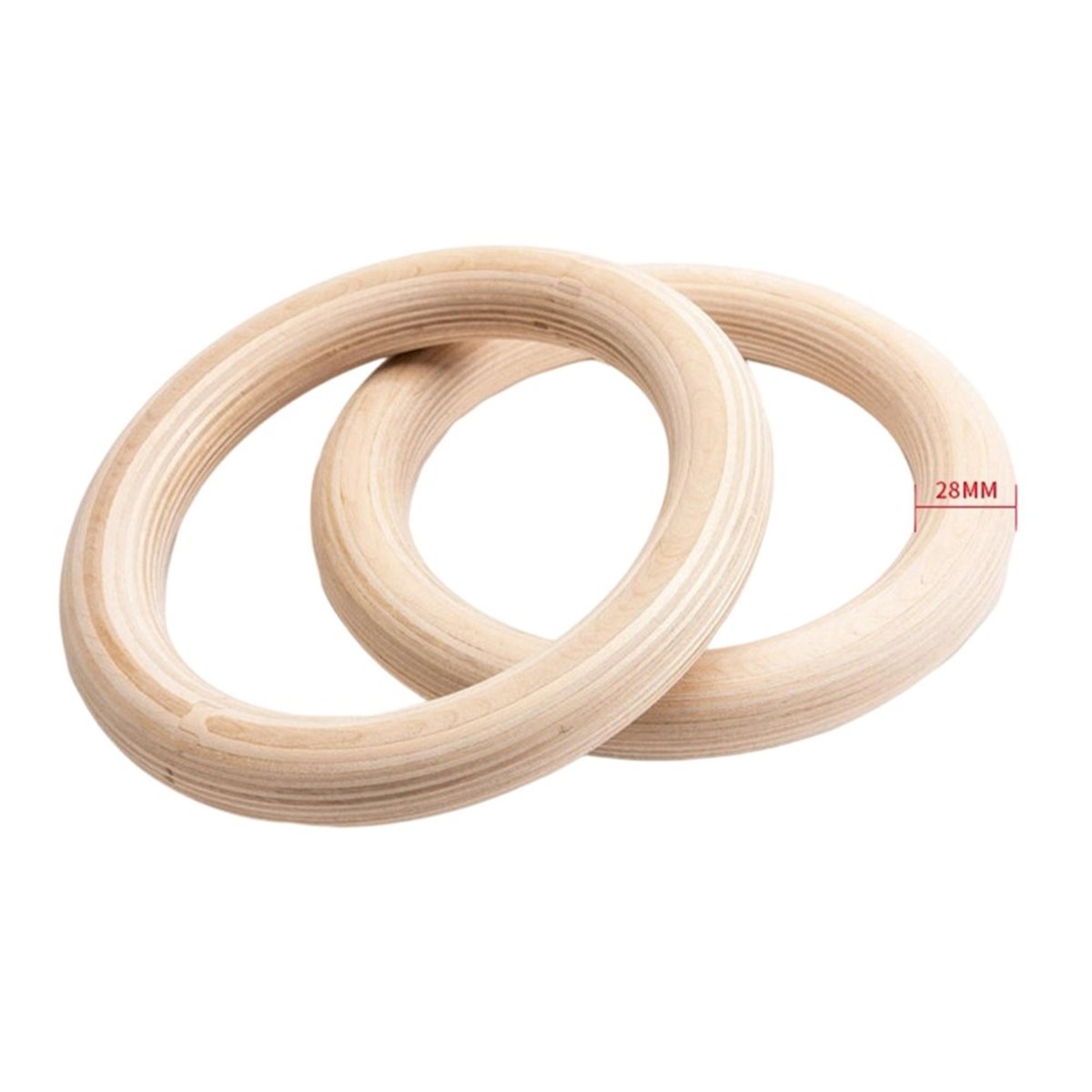 Summer sale  2Pcs Wooden Porta - Gymnastic Ring Wood ulasan dan harga