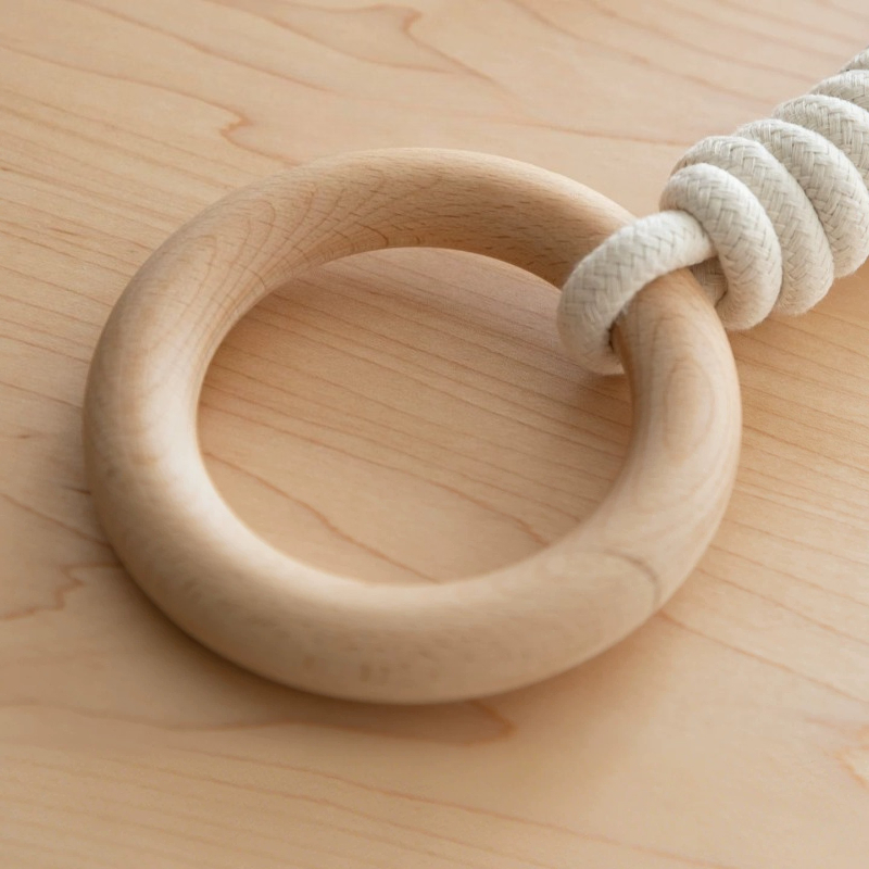 Bed hanging rings, solid wood  - Gymnastic Ring Wood ulasan dan harga