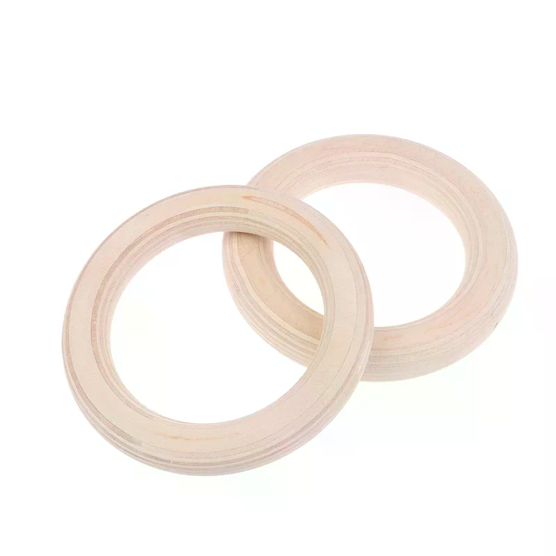 2Pcs/Pairs Wooden Ring Portabl - Gymnastic Ring Wood ulasan dan harga