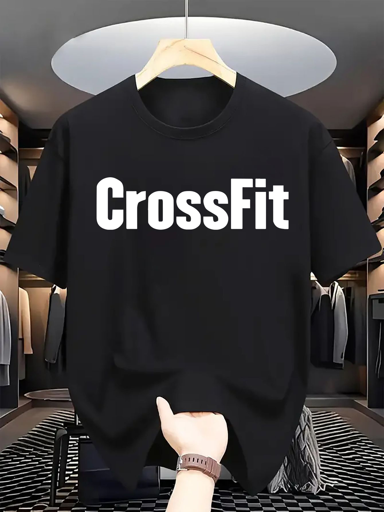 Men's Summer 100% Cotton Casua - Crossfit Mayhem ulasan dan harga