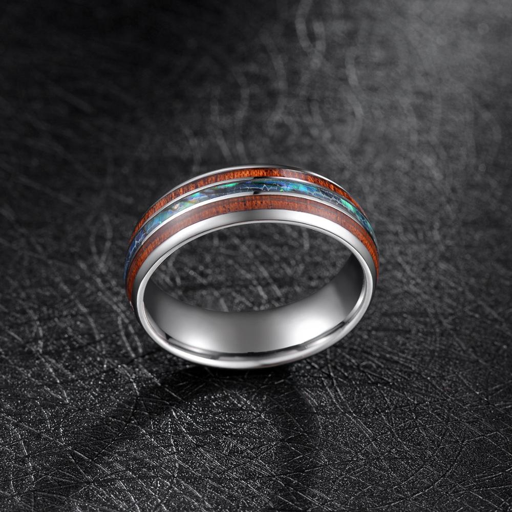 TIGRADE 8mm Tungsten Carbide R - Gymnastic Ring Wood ulasan dan harga