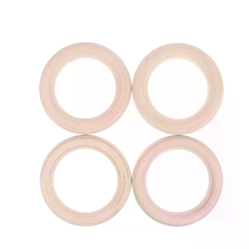 2Pcs Wooden Ring Portable Cros - Gymnastic Ring Wood ulasan dan harga