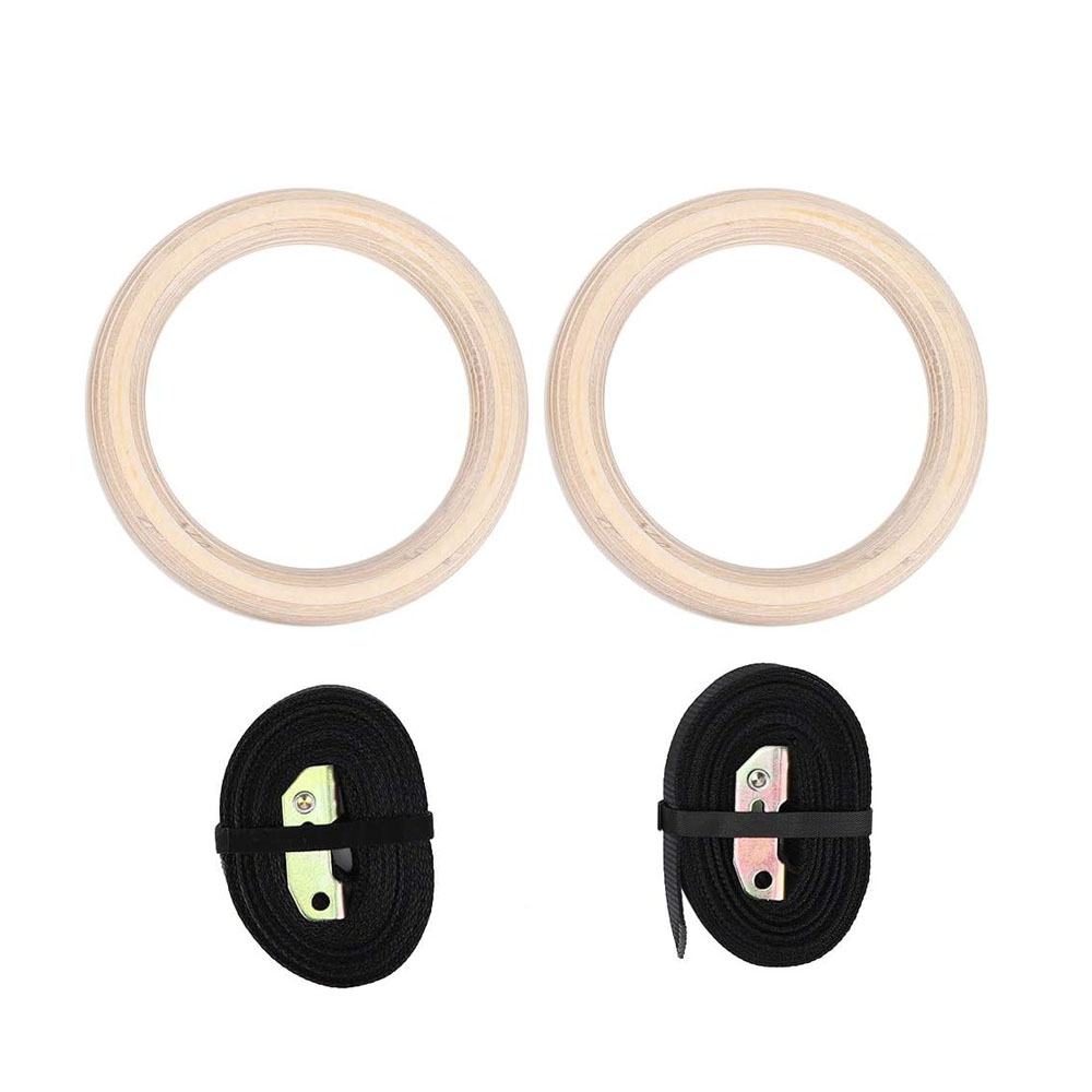 Fitness Training Gymnastic Rin - Gymnastic Ring Wood ulasan dan harga