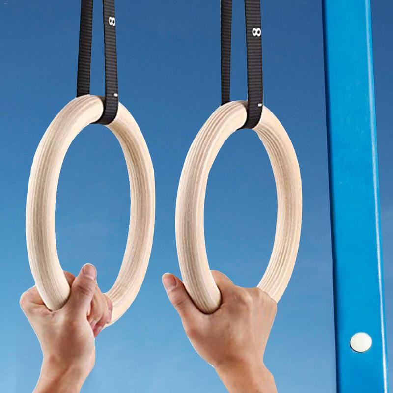 1 Piece Birch Wood Gymnastic R - Gymnastic Ring Wood ulasan dan harga
