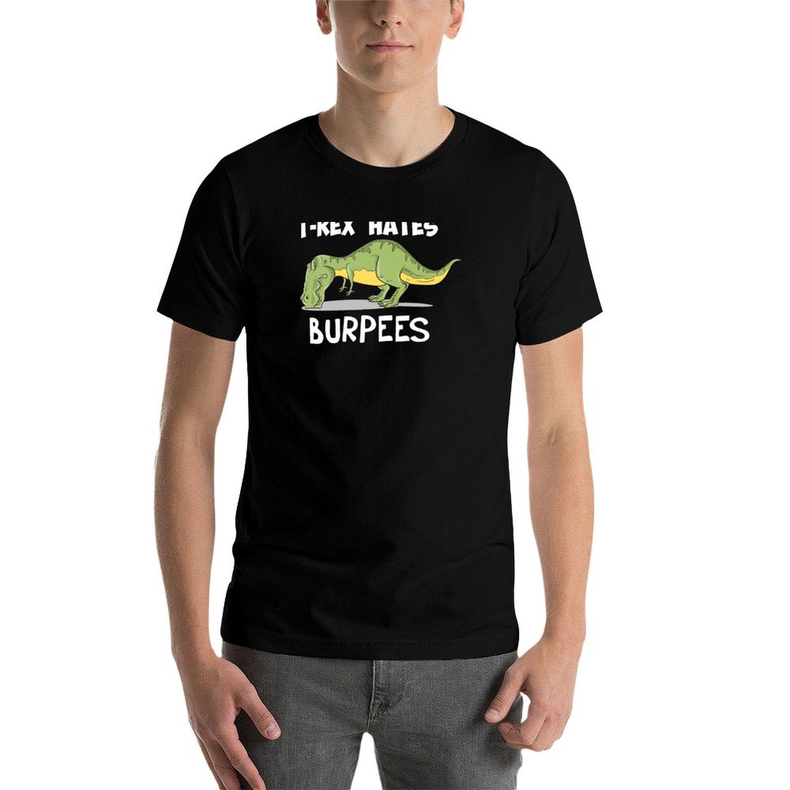 T-Rex Hates Burpees T-Shirt Su - Crossfit Mayhem ulasan dan harga